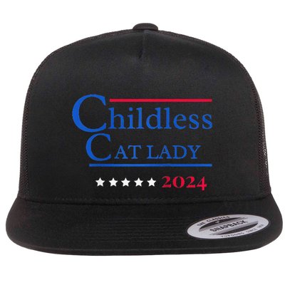 2024 Childless Cat Lady Raglan Flatbill Hat