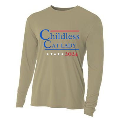 2024 Childless Cat Lady Raglan Cooling Performance Long Sleeve Crew