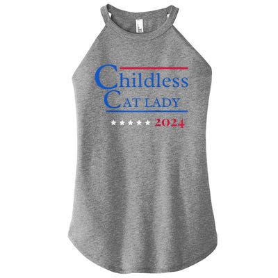 2024 Childless Cat Lady Raglan Women's Perfect Tri Rocker Tank