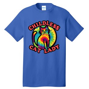 2024 Childless Cat Lady Design Ladies Is Voting Kamala Elect Tall T-Shirt