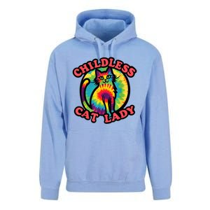 2024 Childless Cat Lady Design Ladies Is Voting Kamala Elect Unisex Surf Hoodie