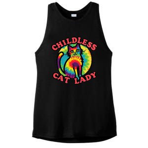 2024 Childless Cat Lady Design Ladies Is Voting Kamala Elect Gift Ladies PosiCharge Tri-Blend Wicking Tank