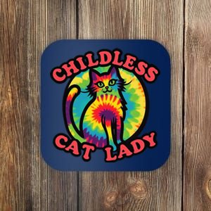 2024 Childless Cat Lady Design Ladies Is Voting Kamala Elect Gift Coaster