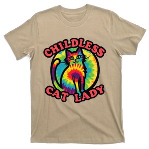 2024 Childless Cat Lady Design Ladies Is Voting Kamala Elect Gift T-Shirt