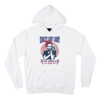 2024 Childless Cat Lady For President Crazy Cat Lady For Kamala 2024 Hoodie