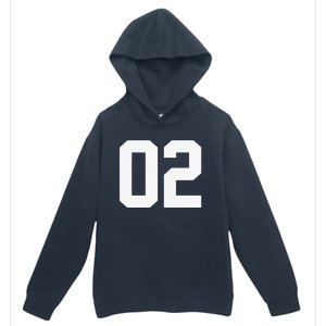 2 Cool Distressed Birthday Lucky Number Player 2nd Urban Pullover Hoodie