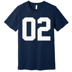 2 Cool Distressed Birthday Lucky Number Player 2nd Premium T-Shirt