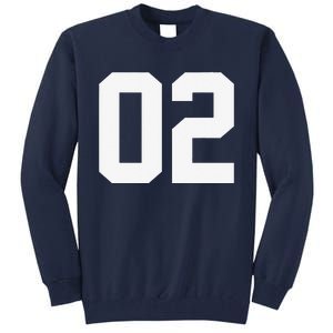 2 Cool Distressed Birthday Lucky Number Player 2nd Tall Sweatshirt