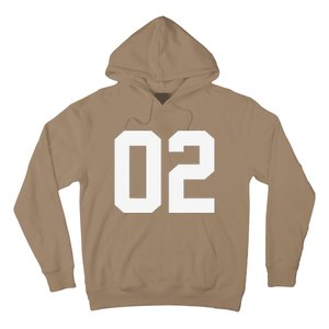 2 Cool Distressed Birthday Lucky Number Player 2nd Hoodie