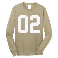 2 Cool Distressed Birthday Lucky Number Player 2nd Long Sleeve Shirt