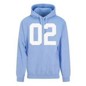 2 Cool Distressed Birthday Lucky Number Player 2nd Unisex Surf Hoodie