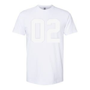 2 Cool Distressed Birthday Lucky Number Player 2nd Softstyle CVC T-Shirt