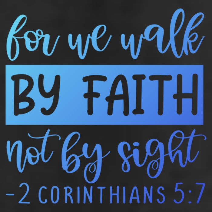 2 Corinthians For We Walk By Faith Not By Sight Bible Verse Gift Hat