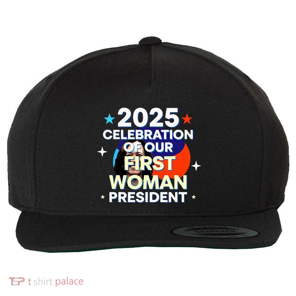 2025 Celebration Kamala Harris First Woman President Party Wool Snapback Cap
