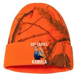 2024 Cat Ladies For Kamala Kati Licensed 12" Camo Beanie