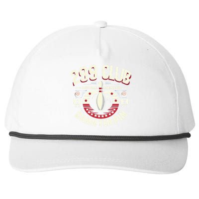 299 Club Member Adult Humor Funny Ten Pin Bowling Snapback Five-Panel Rope Hat