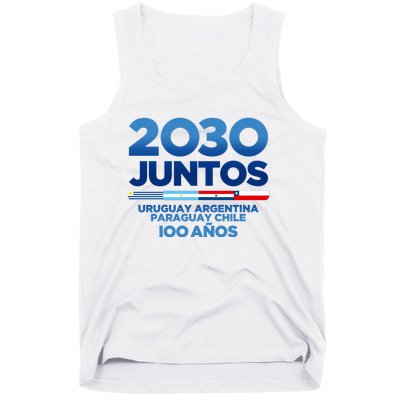 2030 Cup Mundial 2030 Uruguay Argentina Paraguay Chile Tank Top