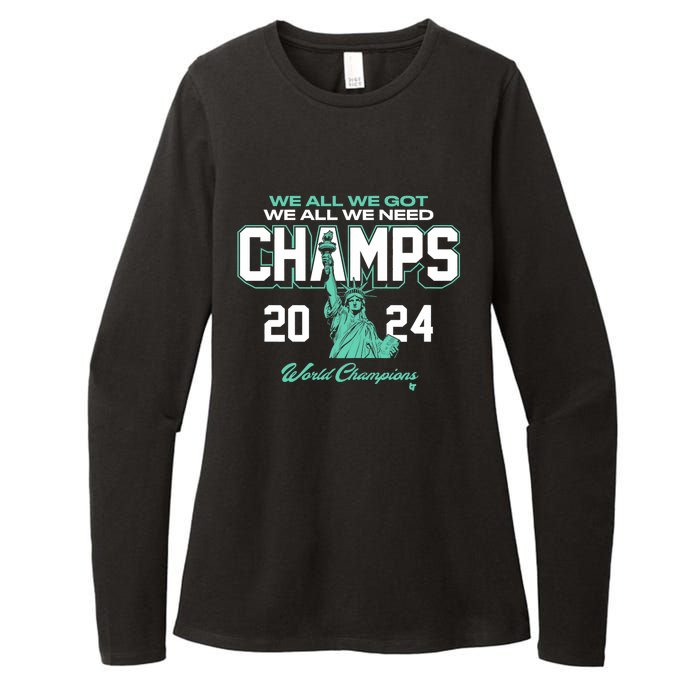 2024 Champs New York Basketball Womens CVC Long Sleeve Shirt