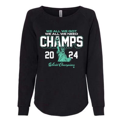 2024 Champs New York Basketball Womens California Wash Sweatshirt