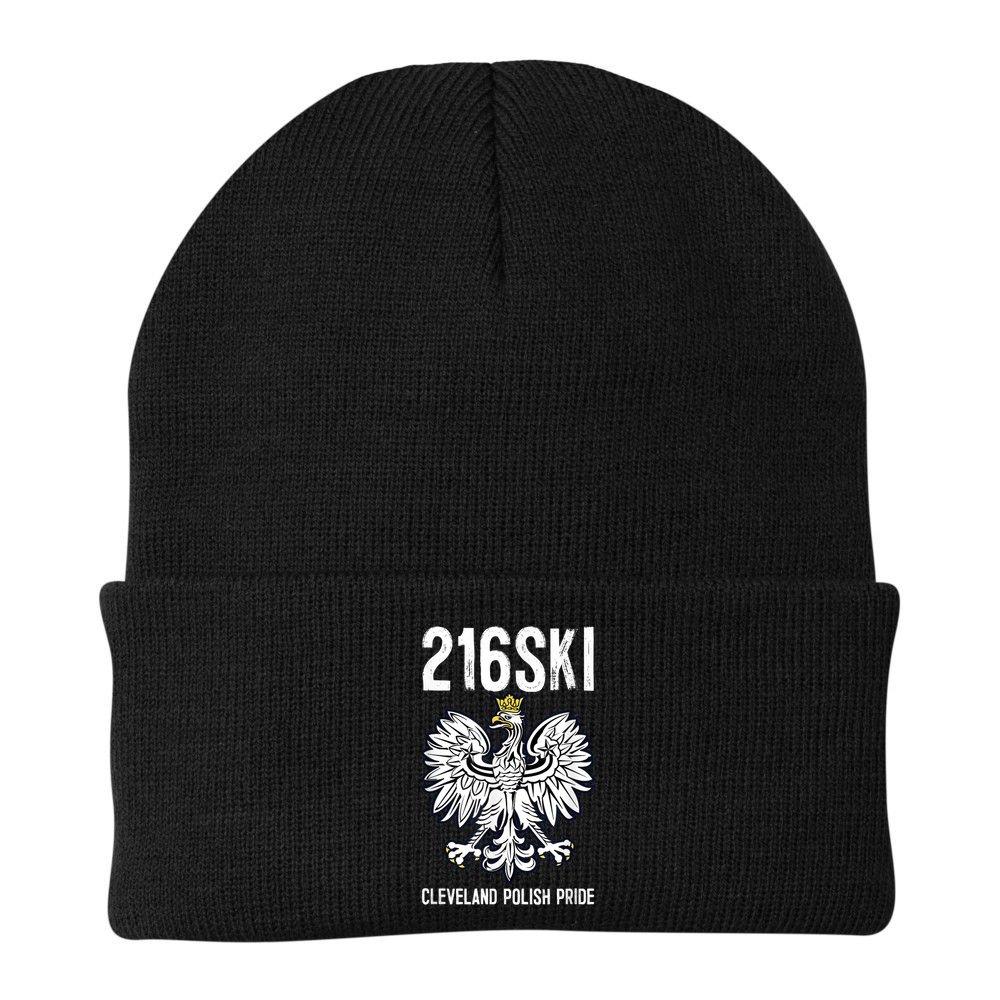 216SKI Cleveland Polish Pride Dyngus Day Beanie