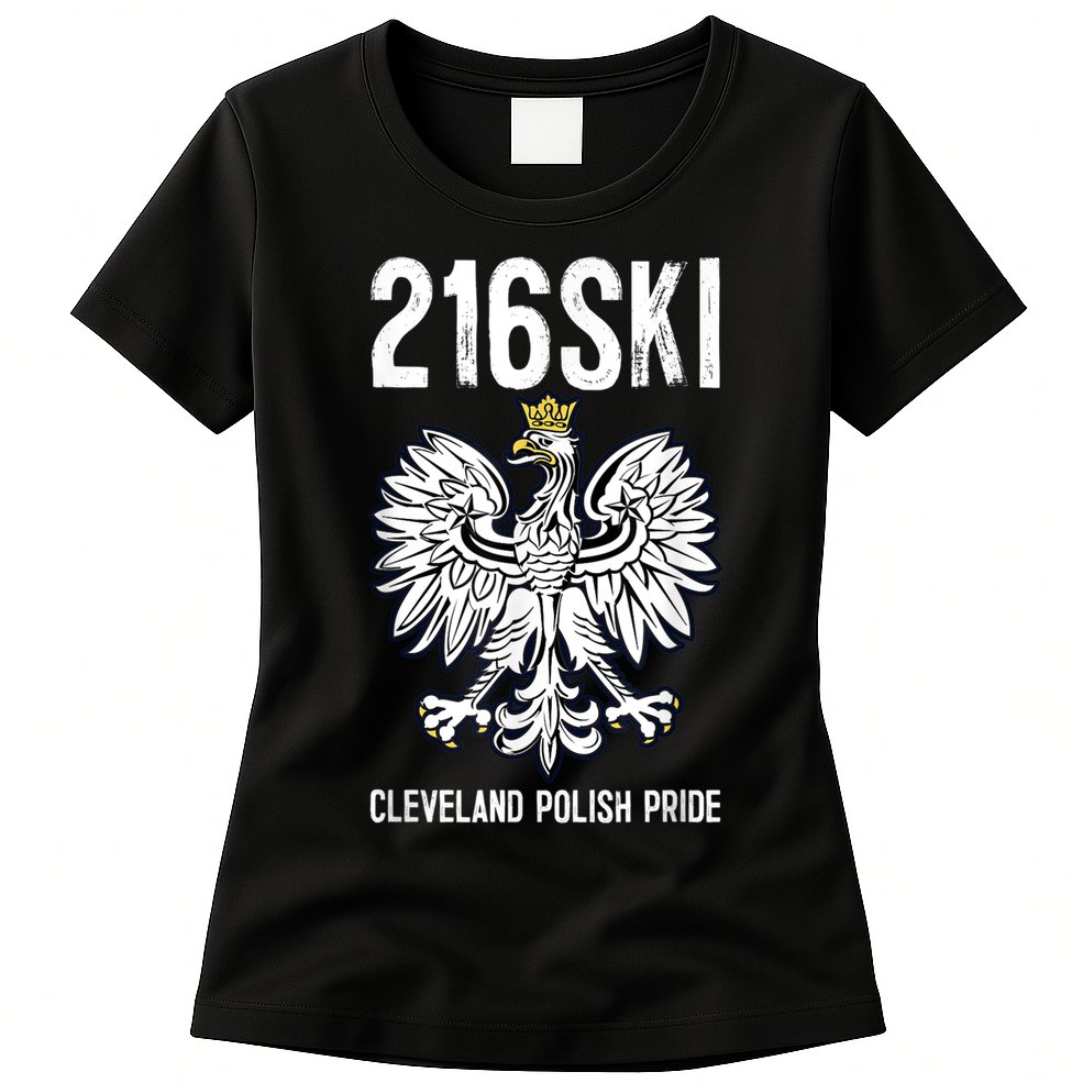 216SKI Cleveland Polish Pride Dyngus Day Womens T-Shirt