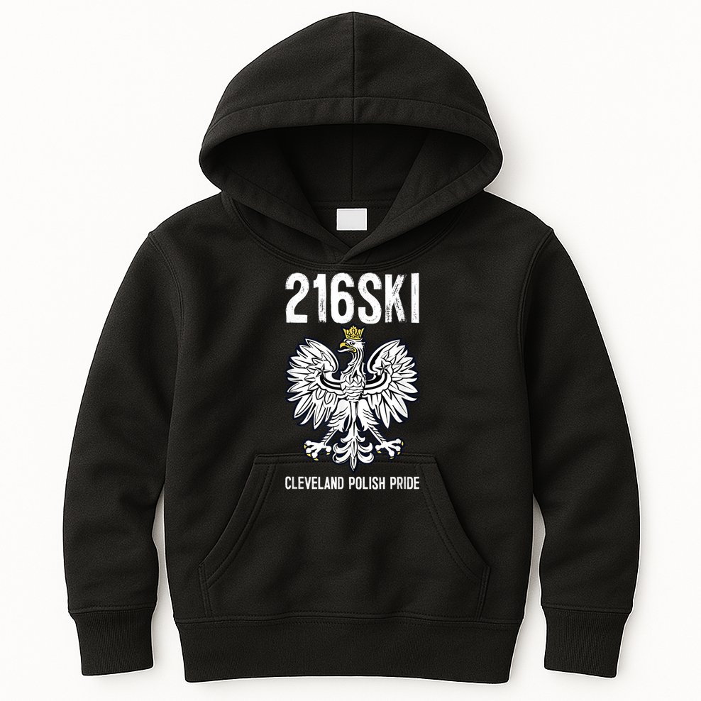 216SKI Cleveland Polish Pride Dyngus Day Kids Hoodie