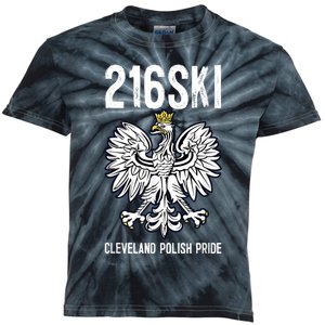 216SKI Cleveland Polish Pride Dyngus Day Kids Tie-Dye T-Shirt