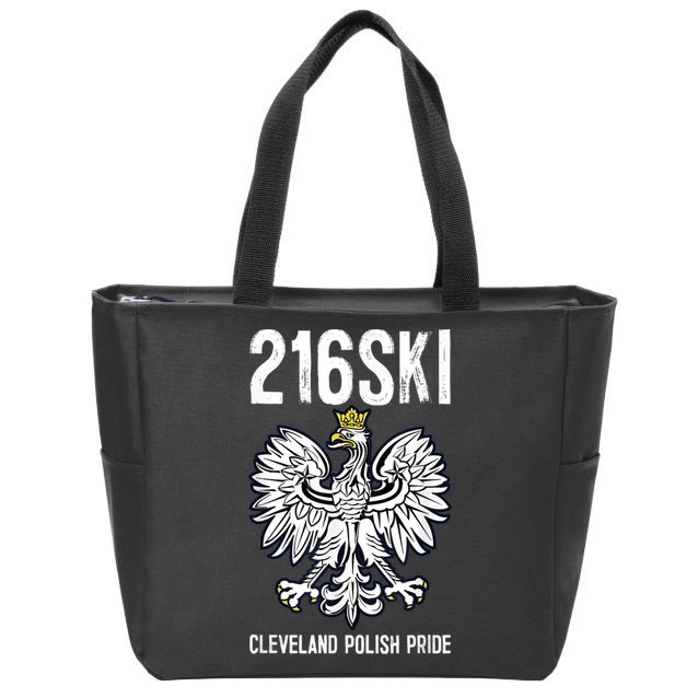 216SKI Cleveland Polish Pride Dyngus Day Zip Tote Bag