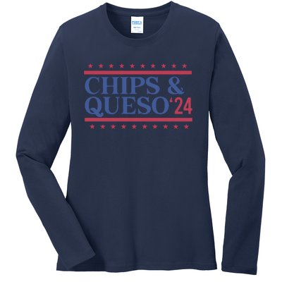 2024 Chips & Queso Ladies Long Sleeve Shirt