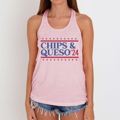 2024 Chips & Queso Women's Knotted Racerback Tank