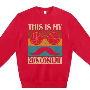 20s Costume Roaring 20S Outfit 1920 Twenties 20 Party 1920s Premium Crewneck Sweatshirt