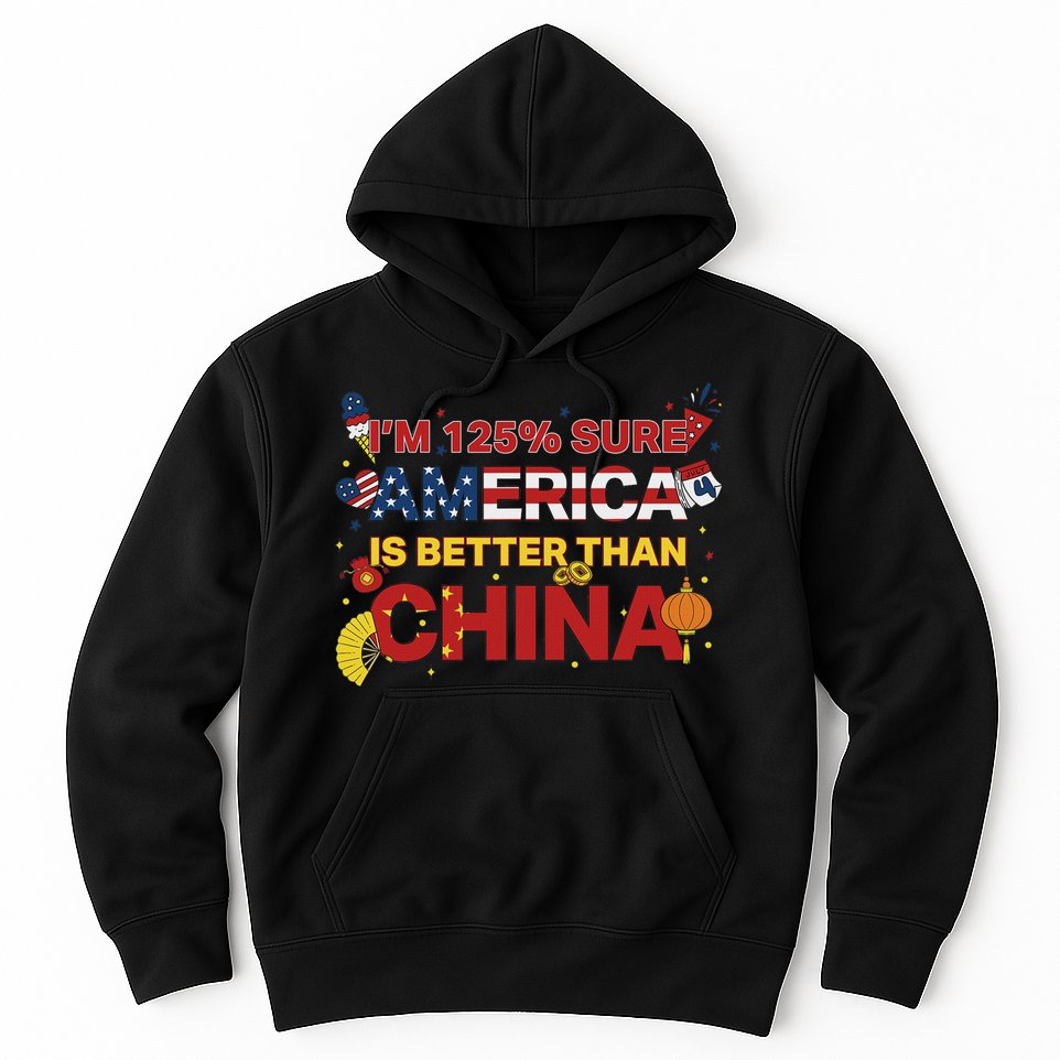 2025 China Tariff Anti Trump Protest Trump Hoodie