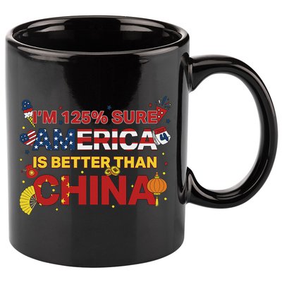2025 China Tariff Anti Trump Protest Trump 11oz C Handle Ceramic Mug