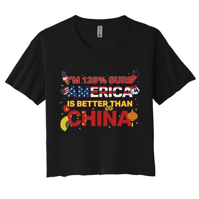 2025 China Tariff Anti Trump Protest Trump Crop Top