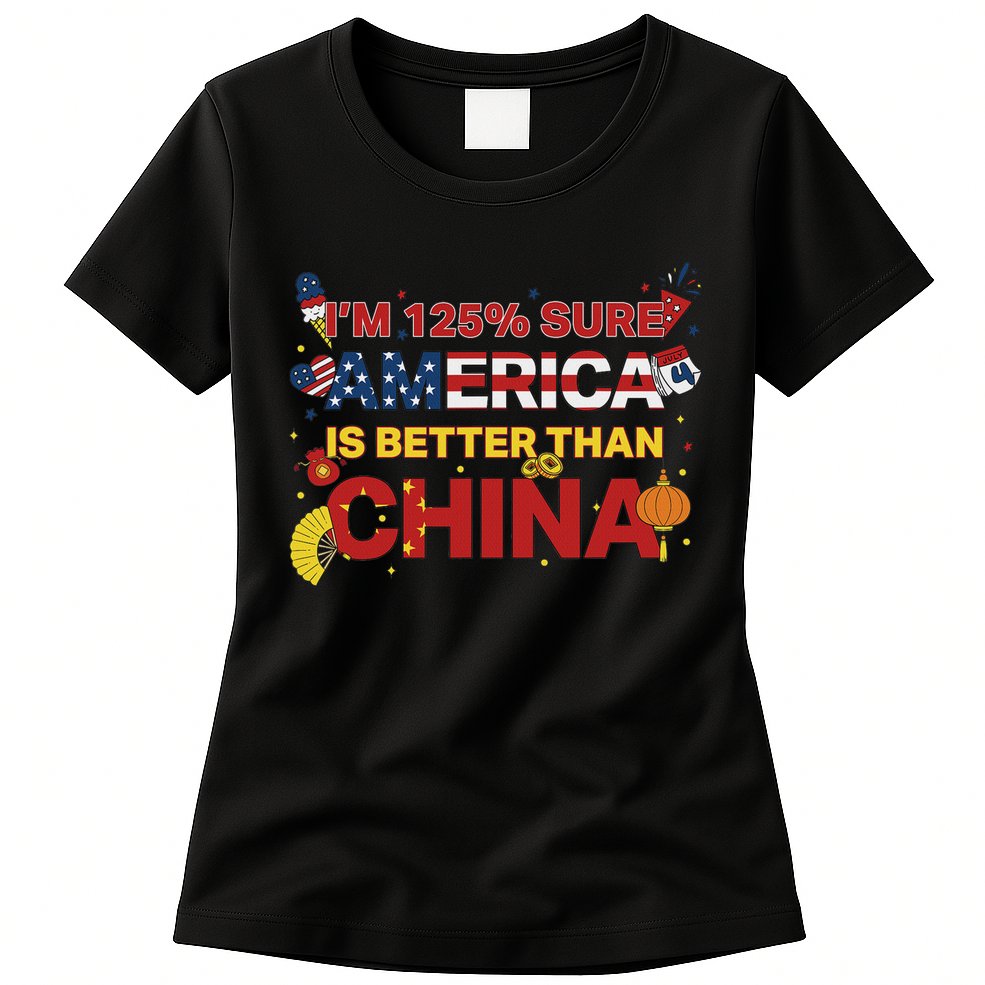 2025 China Tariff Anti Trump Protest Trump Womens T-Shirt