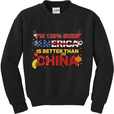 2025 China Tariff Anti Trump Protest Trump Kids Sweatshirt