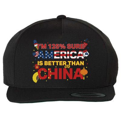 2025 China Tariff Anti Trump Protest Trump Wool Snapback Cap