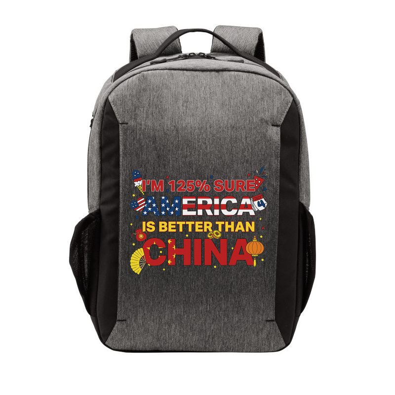 2025 China Tariff Anti Trump Protest Trump Vector Backpack