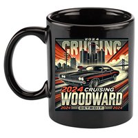 2024 Cruising Woodward 11oz C Handle Ceramic Mug