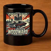 2024 Cruising Woodward 11oz C Handle Ceramic Mug