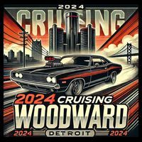 2024 Cruising Woodward Premium T-Shirt
