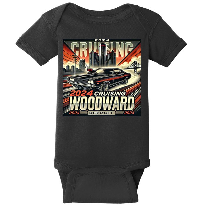 2024 Cruising Woodward Baby Bodysuit