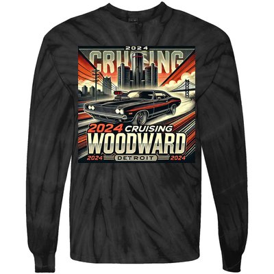 2024 Cruising Woodward Tie-Dye Long Sleeve Shirt