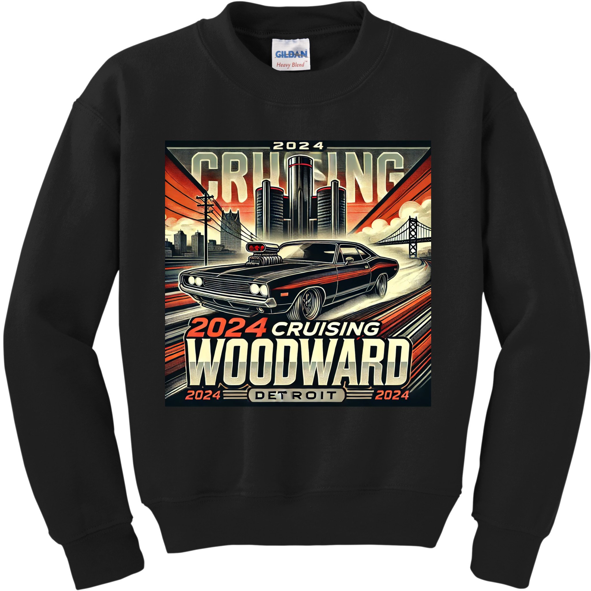 2024 Cruising Woodward Kids Sweatshirt