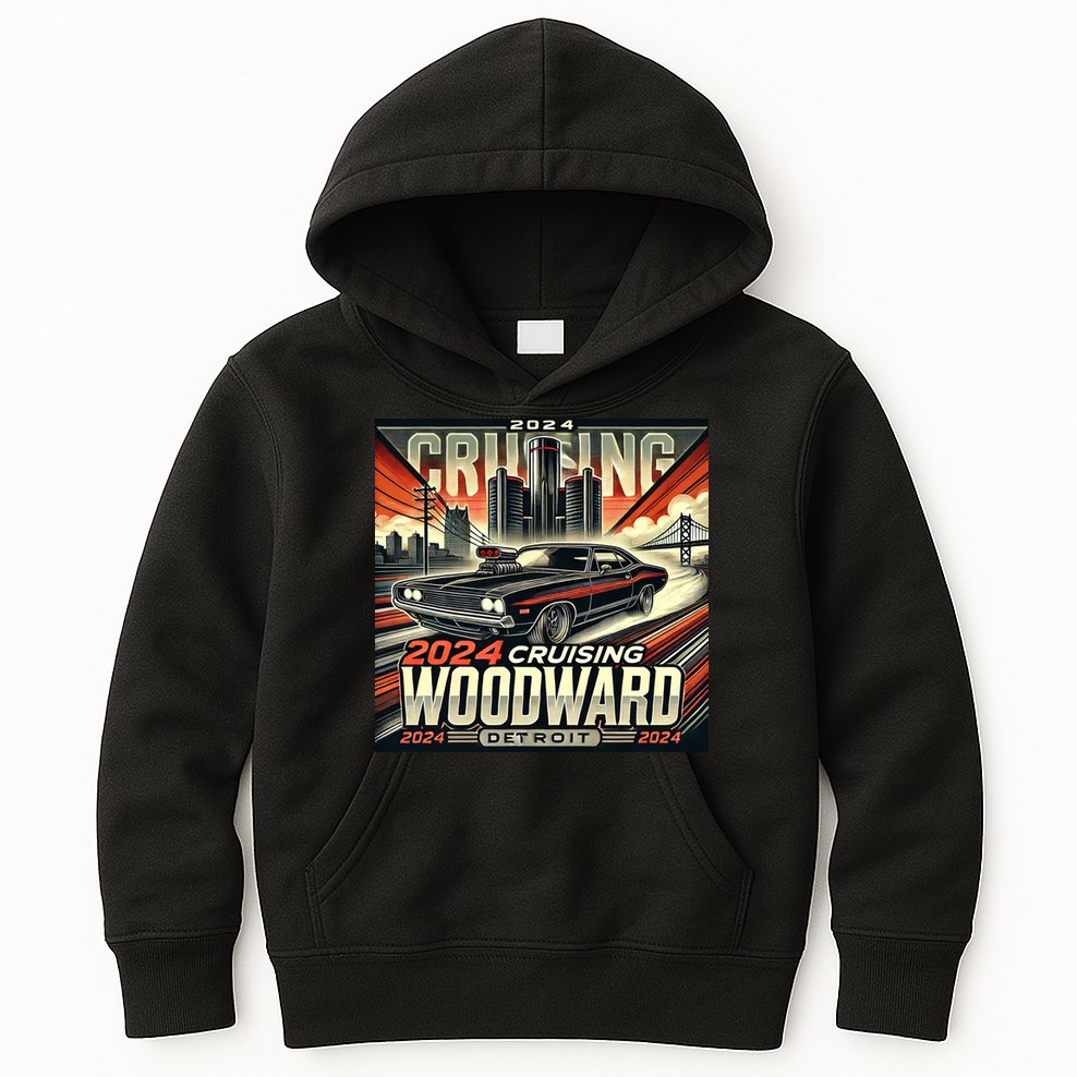 2024 Cruising Woodward Kids Hoodie