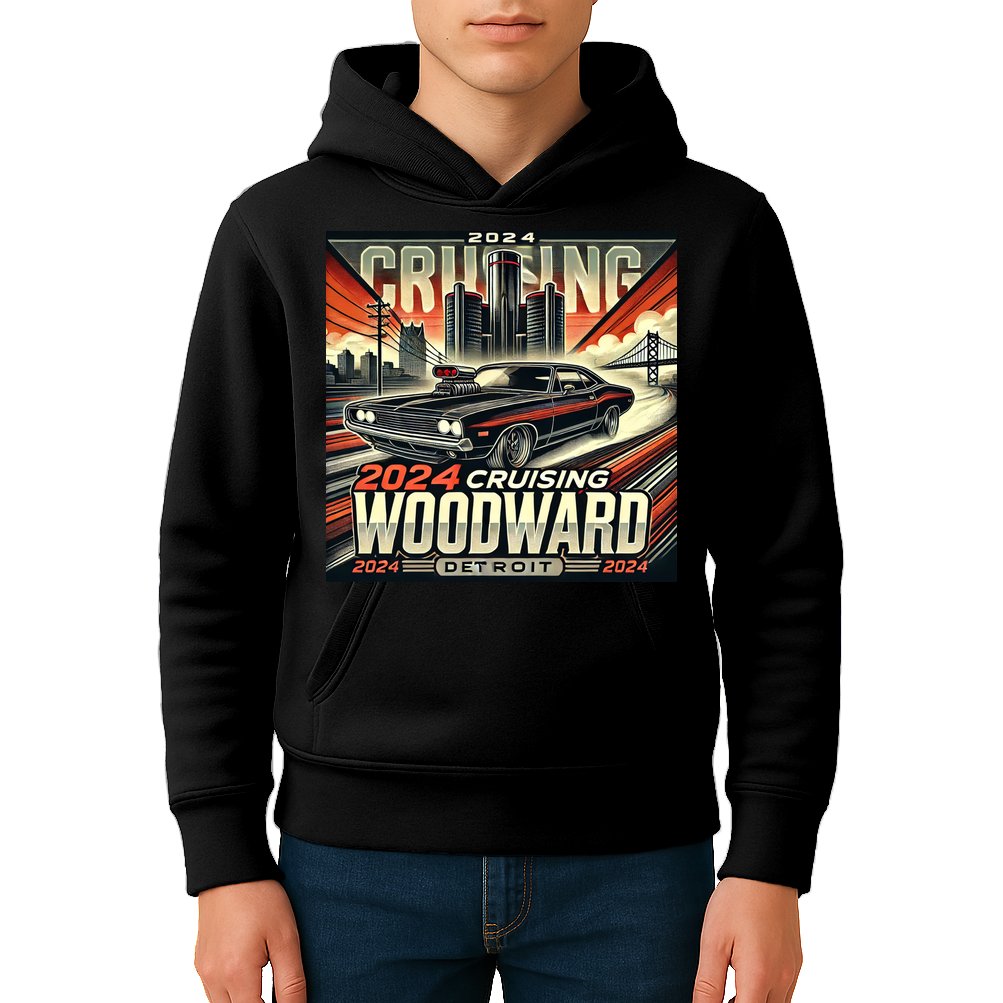 2024 Cruising Woodward Kids Hoodie