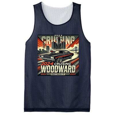 2024 Cruising Woodward Mesh Reversible Basketball Jersey Tank