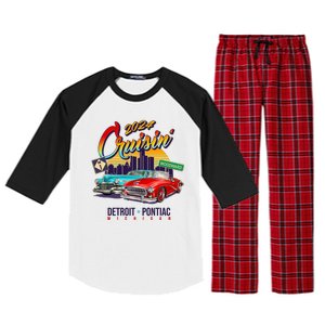 2024 Cruisin Woodward Ave Cruise Detroit To Pontiac Classic Cars Raglan Sleeve Pajama Set