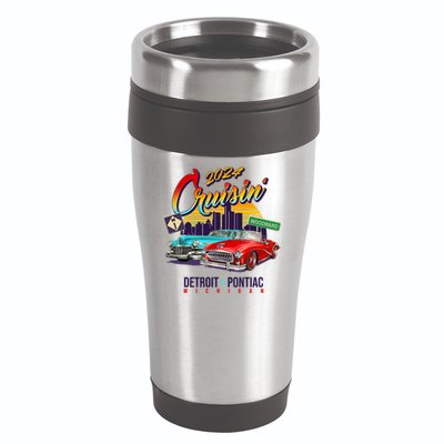 2024 Cruisin Woodward Ave Cruise Detroit To Pontiac Classic Cars 16oz Travel Tumbler