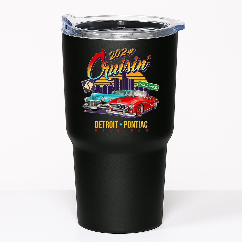 2024 Cruisin Woodward Ave Cruise Detroit To Pontiac Classic Cars Tumbler